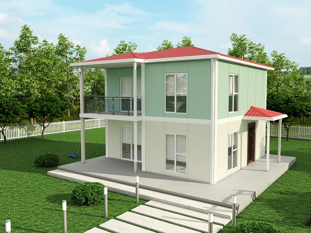114 m² 3+1 Dubleks Prefabrik Ev