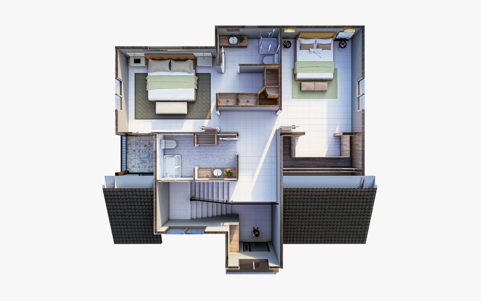 225 m² 3+1 Dubleks Çelik Villa görsel 5