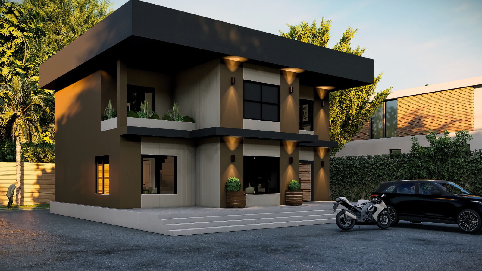 213 m² 4+1 Dubleks Çelik Villa görsel 2