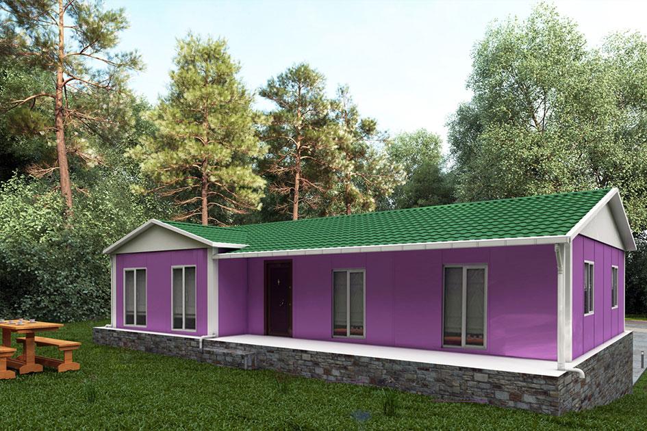 125 m² 4+1 Tek Kat Prefabrik Ev görsel 2